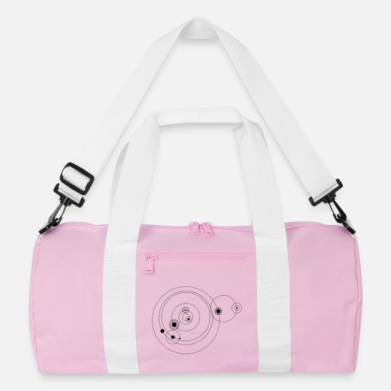 Sonnensystem only (schwarz) Recycelte Duffel Bag