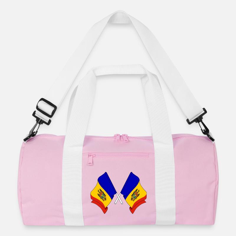 Two flags Moldova Recycled Duffel Bag