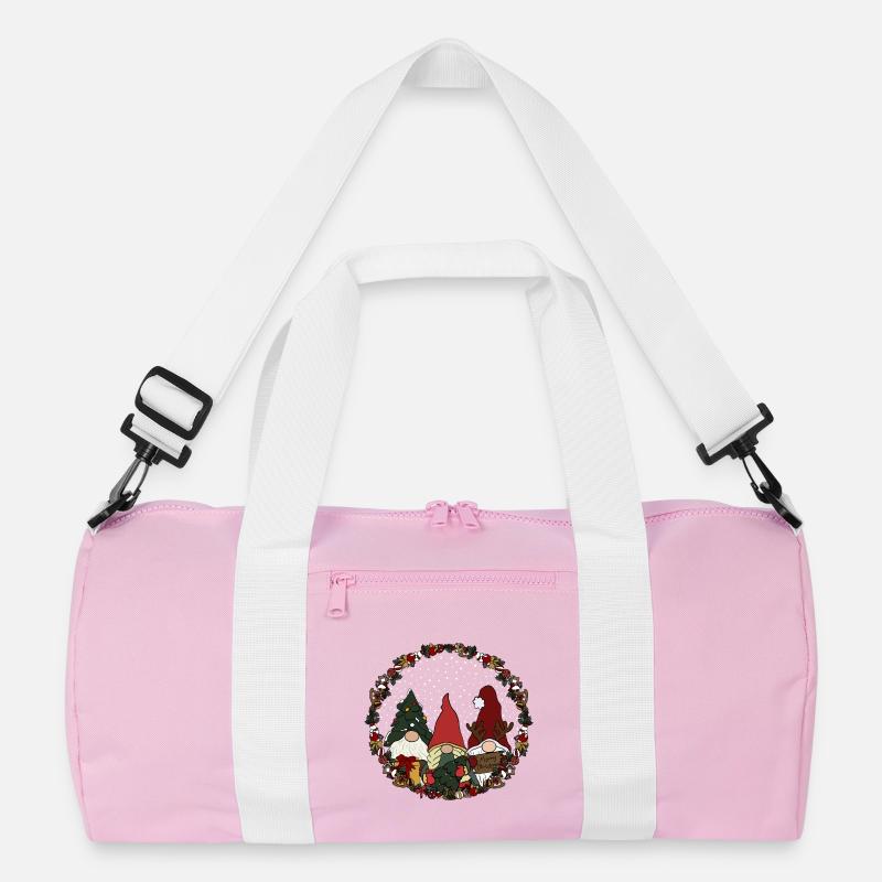 Wichtel  im Weihnachtskranz Recycelte Duffel Bag