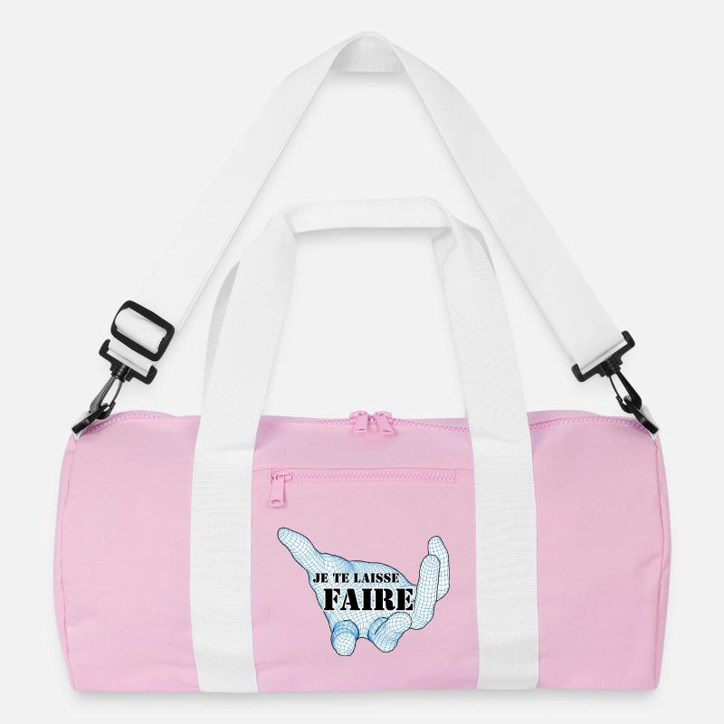ICH LASSE DICH DAS MACHEN. Recycelte Duffel Bag