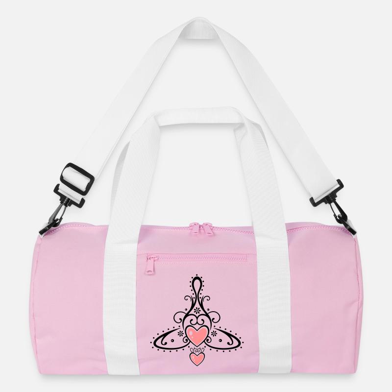Keltisches Symbol, Mutter mit zwei Kindern. Recycelte Duffel Bag
