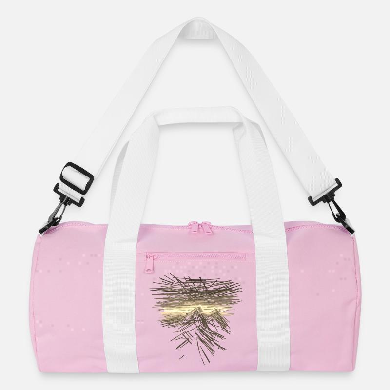 Mountain abstract Recycled Duffel Bag