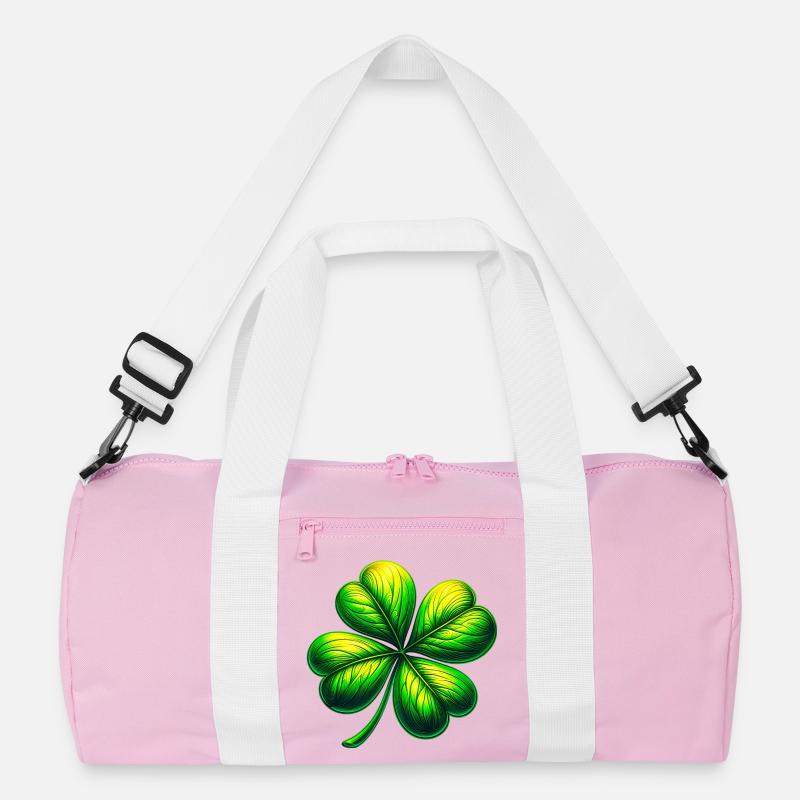 Vierblättriges Kleeblatt Recycelte Duffel Bag