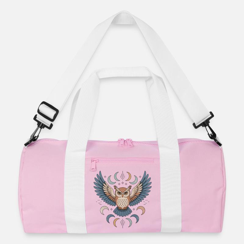 Boho Eule Recycelte Duffel Bag