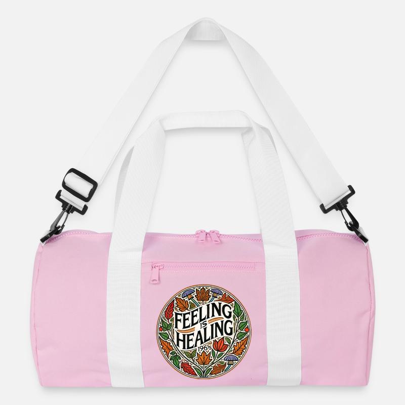 Feeling ist Healing Circle Tee Recycelte Duffel Bag