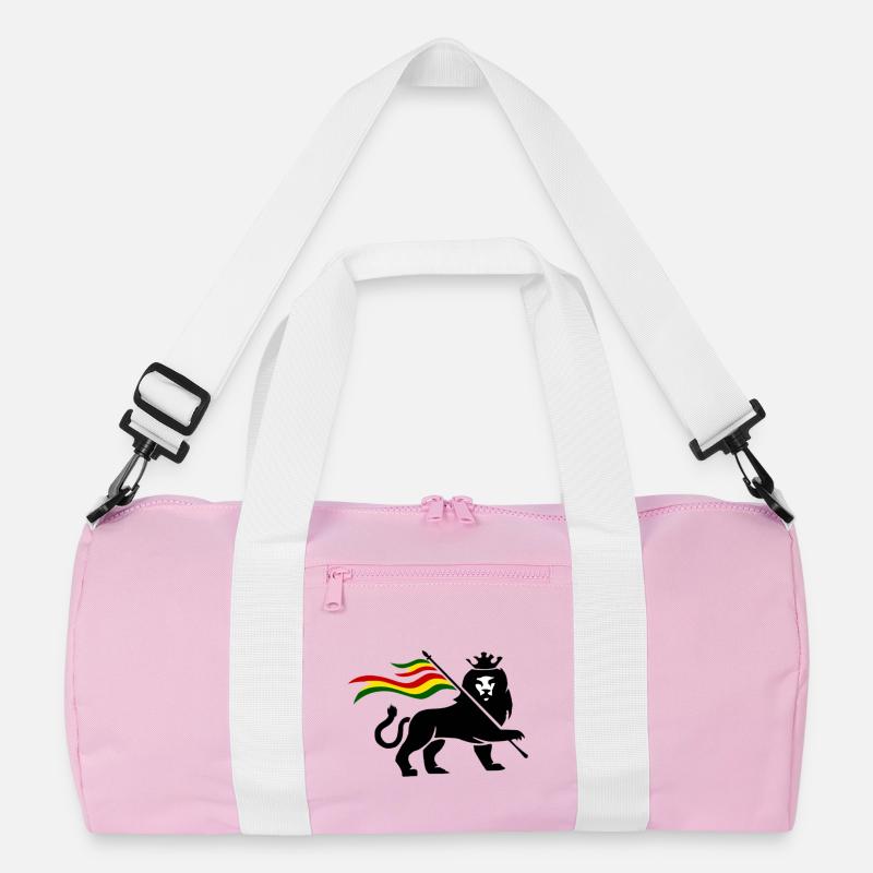 Lion drapeau Rasta Sac de sport recyclé