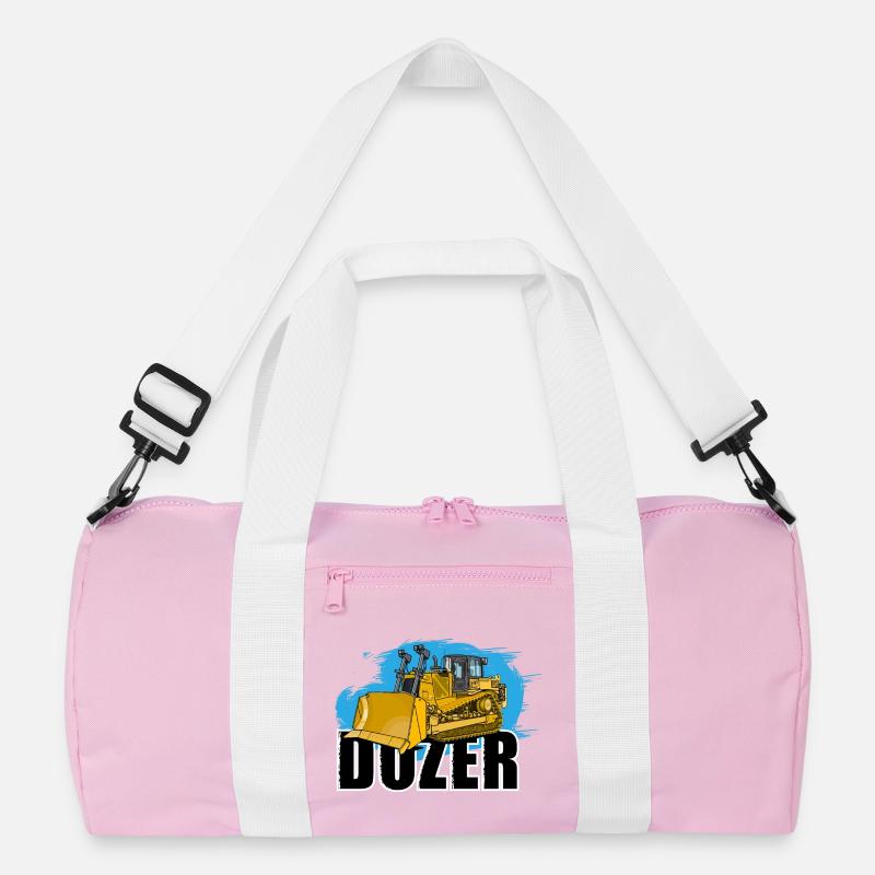Bulldozer oder Planierraupe Recycelte Duffel Bag