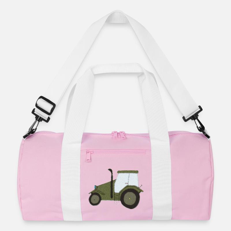traktor oldtimer impressionismus Recycelte Duffel Bag