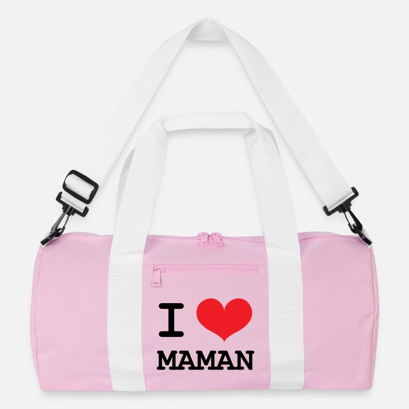 Ich liebe meine Mutter - Muttertag Recycelte Duffel Bag