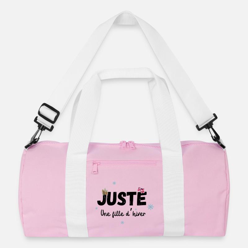 Nur ein Wintermädchen-Geschenk Recycelte Duffel Bag