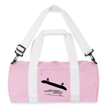 Skateboard - Sac de sport recyclé - rose/blanc - Devant