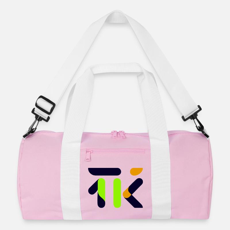 Neon Lime Abstract Glyph Recycelte Duffel Bag