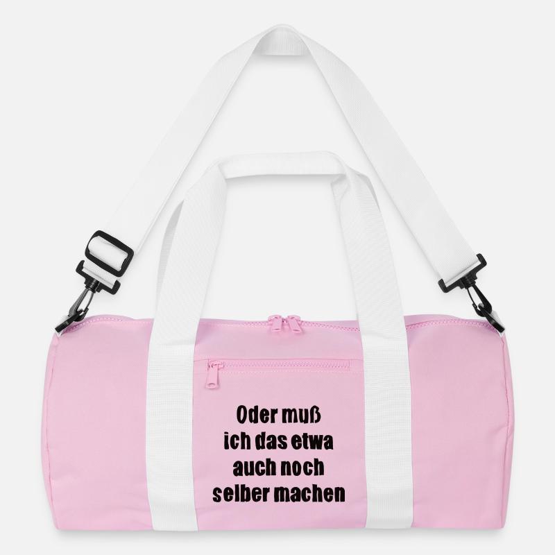Oder muss ich das etwa auch selbst machen Recycelte Duffel Bag