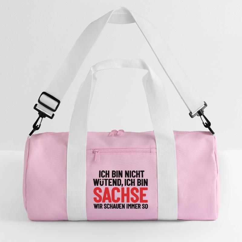 Ich bin nicht wütend - ich bin Sachse Recycelte Duffel Bag