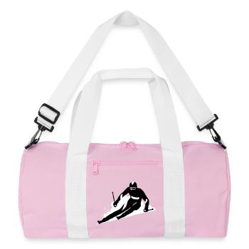 Ski - Recycled Duffel Bag - pink/white - Front