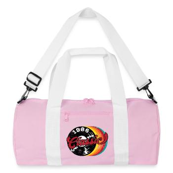 Greatest Hits 1986 - Recycled Duffel Bag - pink/white - Front