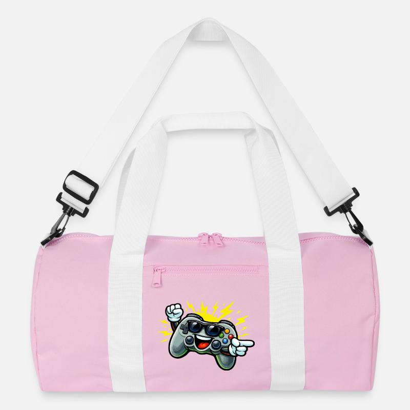 Retro Controller Spaß Recycelte Duffel Bag