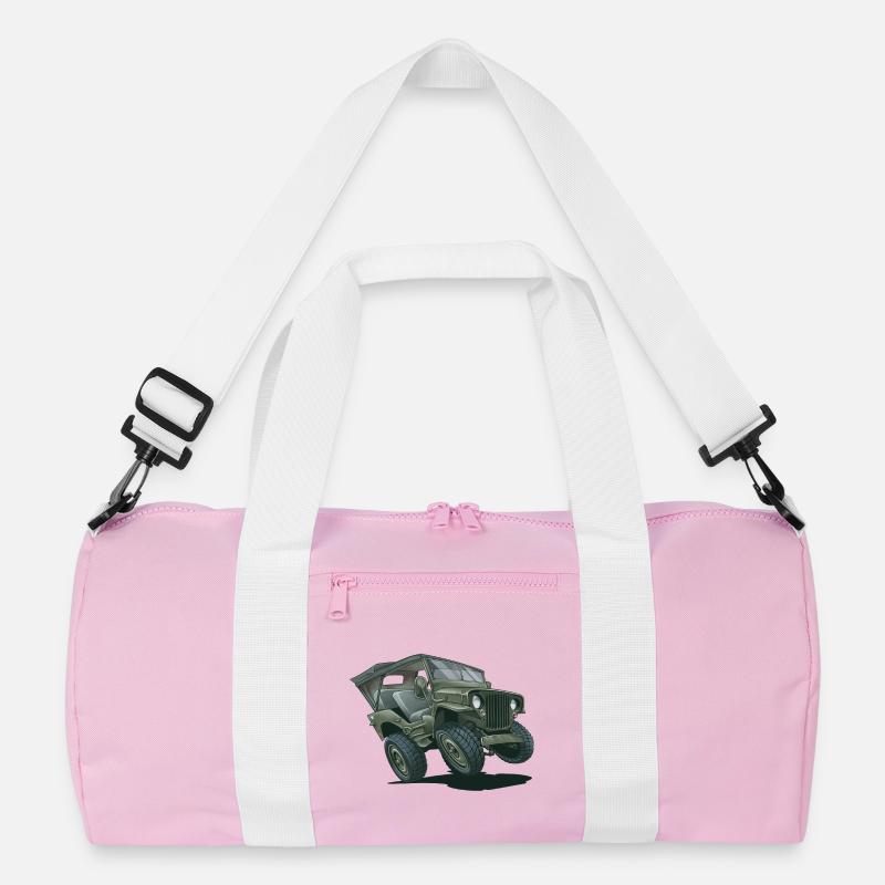 Willys MB Offroader 4x4 ROOFTOP Oldtimer Us Army Recycelte Duffel Bag