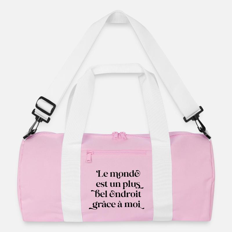 Wunderschöner Ort Dank Mirs – Sarkasmus Schwarzer Humor Recycelte Duffel Bag