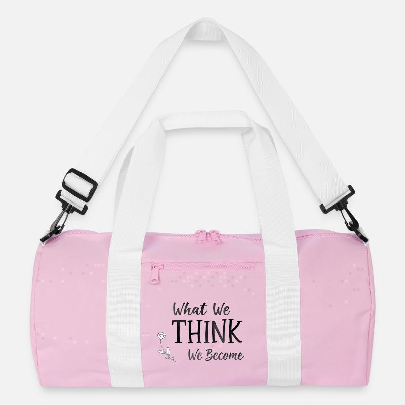 what we think we become Recycelte Duffel Bag
