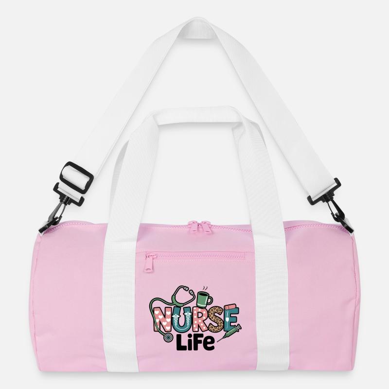 Krankenschwester Life Geschenk Geschenkidee Recycelte Duffel Bag