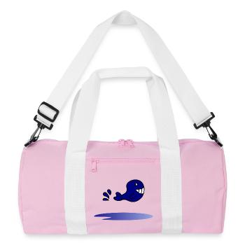 VACANCES. BONNES VACANCES. MAÎTRESSE. MAÎTRE. PROF - Sac de sport recyclé - rose/blanc - Devant