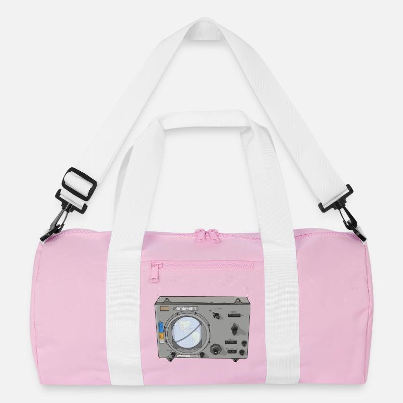 Globus Vintage Navigation Analoges Gerät Recycelte Duffel Bag