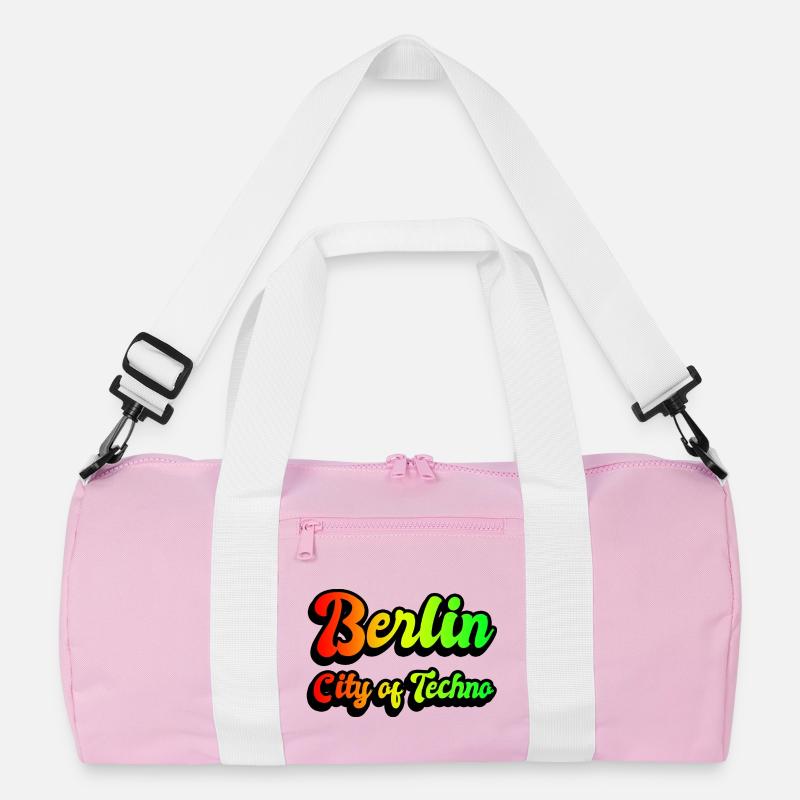 Berlin Stadt des Technos Regenbogen Recycelte Duffel Bag