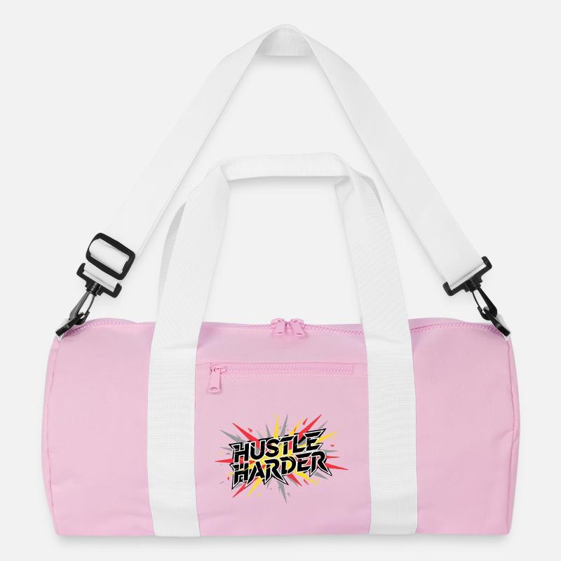 Hustle Harder Graffiti Pulse Recycelte Duffel Bag