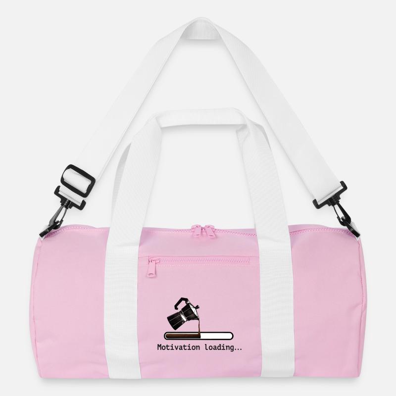 Coffee coffee pot motivation loading Recycled Duffel Bag