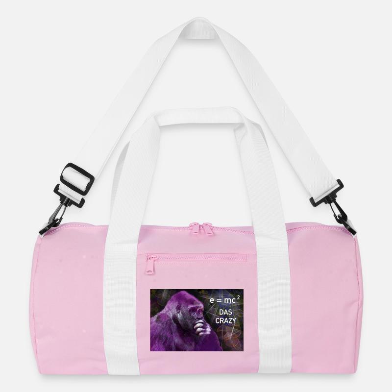 THE Crazy Yes - Quantum Orangutan e mc2 Youth Word Recycled Duffel Bag