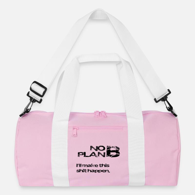 No Plan B – Grunge Statement Typo Spruch Recycelte Duffel Bag