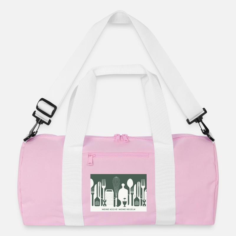 My Kitchen – My Rules | Kitchen humor Recycled Duffel Bag