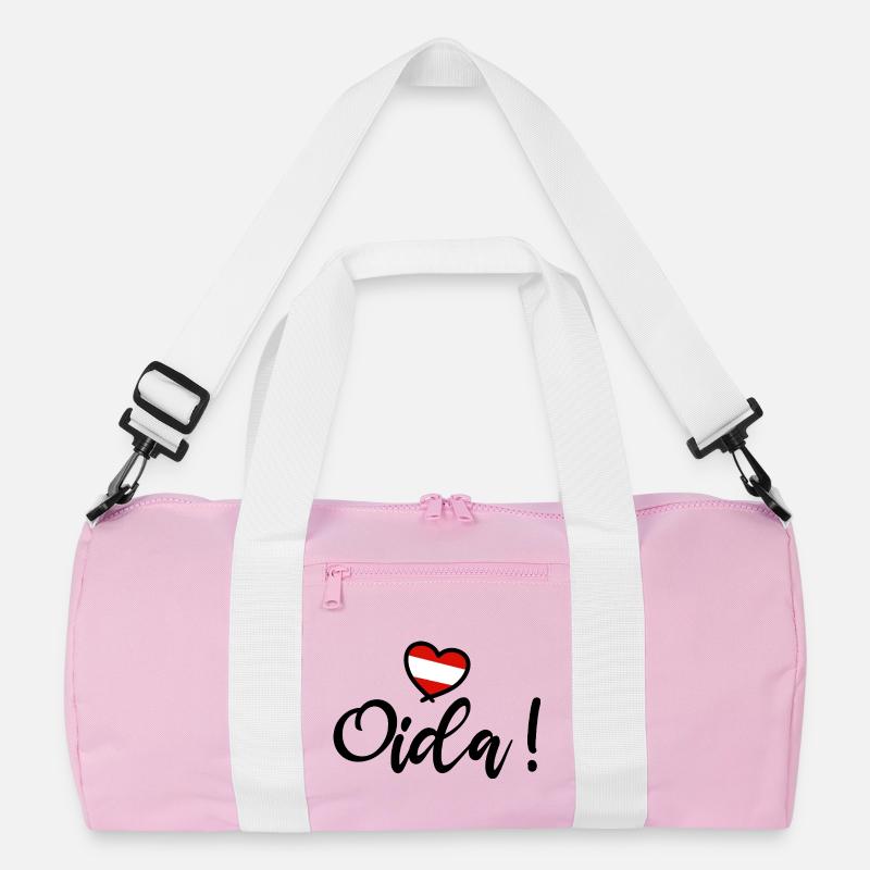 Oida ! Cœur d’Autriche J’adore le dialecte d’Autriche Sac de sport recyclé
