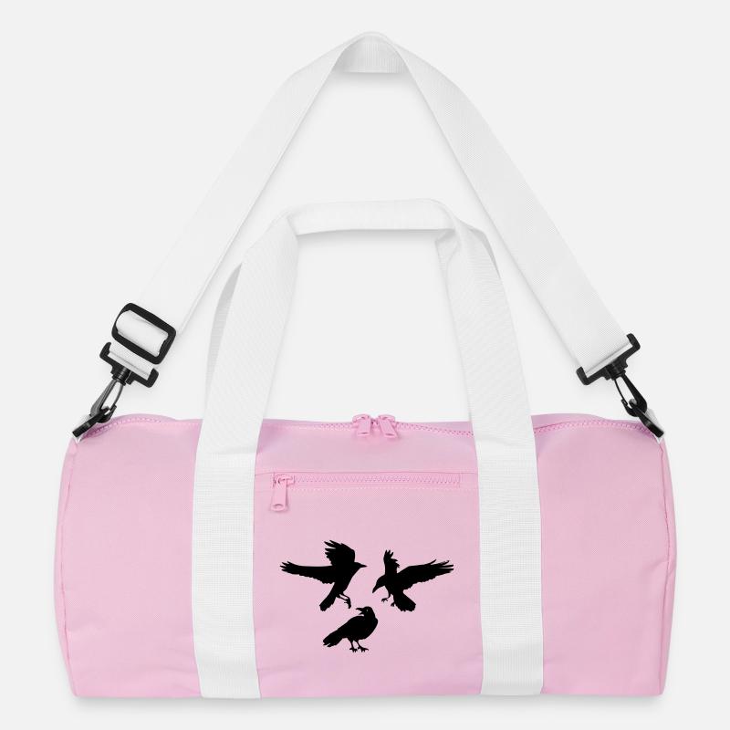 Three raven crows Recycled Duffel Bag
