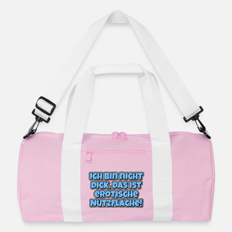 Ich bin nicht dick, das ist erotische Nutzfläche! Recycelte Duffel Bag