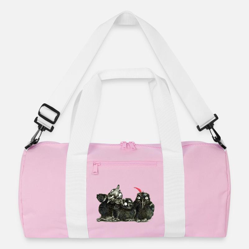 drei junge freche kraehen Recycelte Duffel Bag