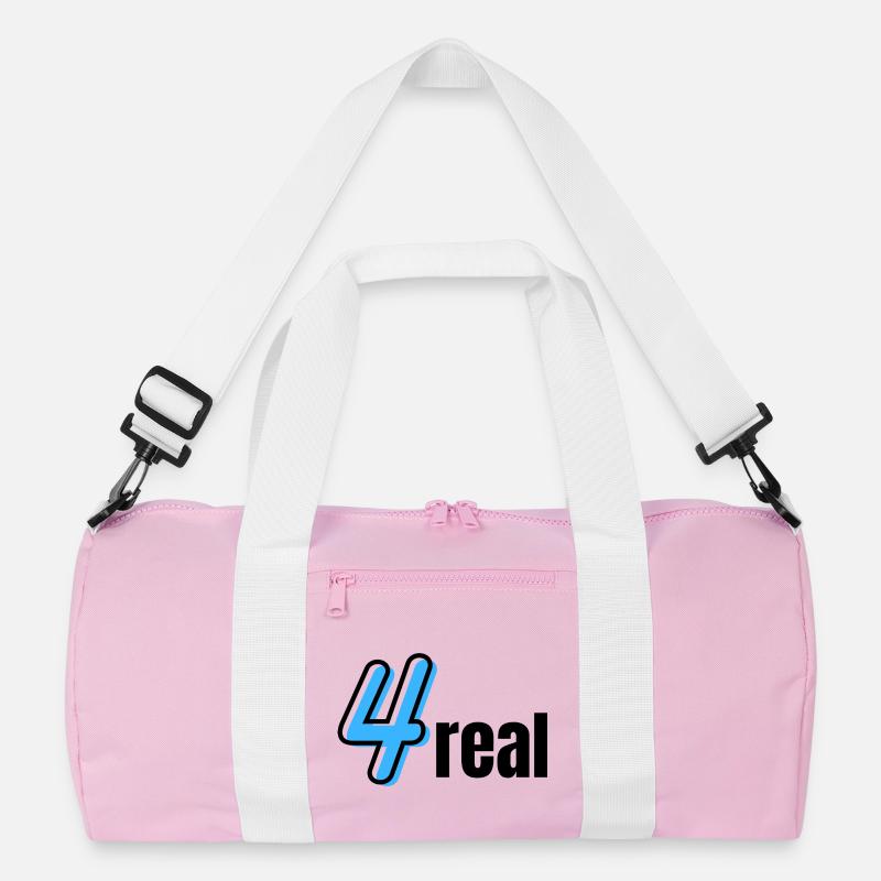 Neon Vier Typografie Recycelte Duffel Bag