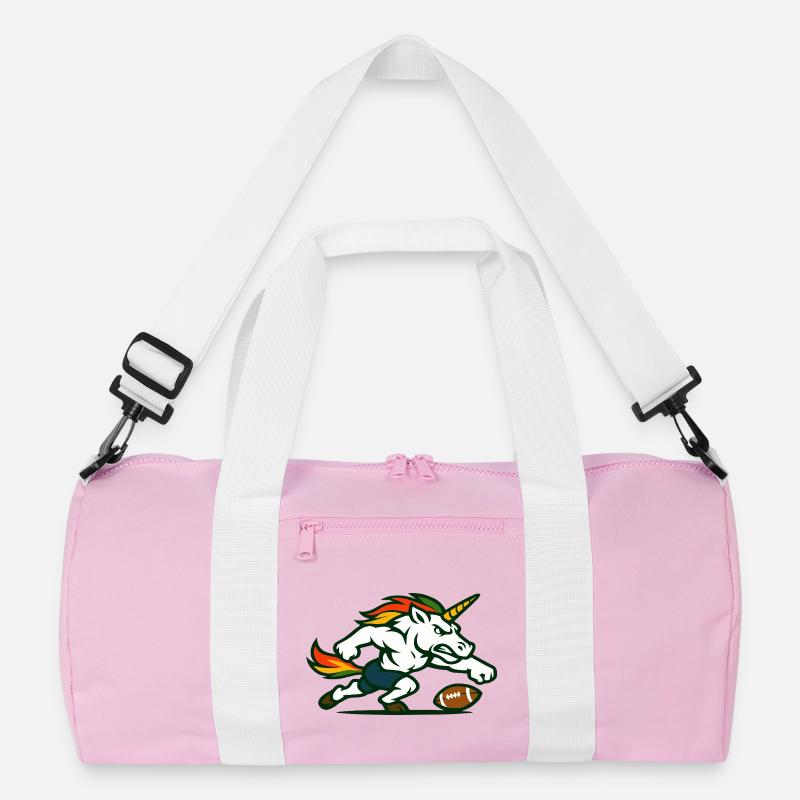 Flammen-Einhorn-Blitz Recycelte Duffel Bag
