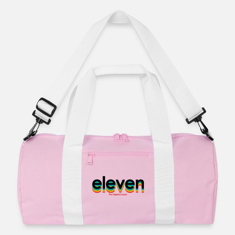 eleven - Recycled Duffel Bag - pink/white