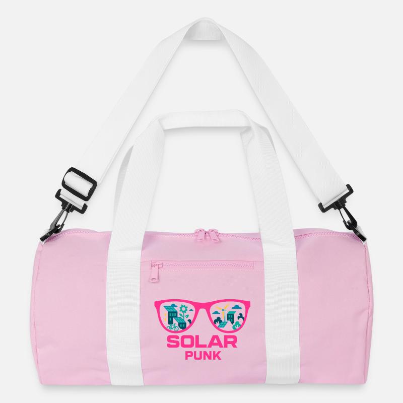 Solarpunk Vision Recycelte Duffel Bag