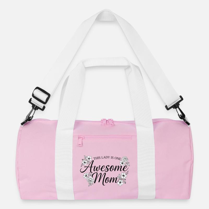Diese Dame Ist Eine Tolle Mutter Mama Geschenk Recycelte Duffel Bag
