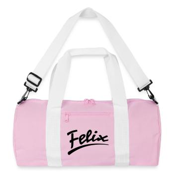 felix | Felix - Recycled Duffel Bag - pink/white - Front