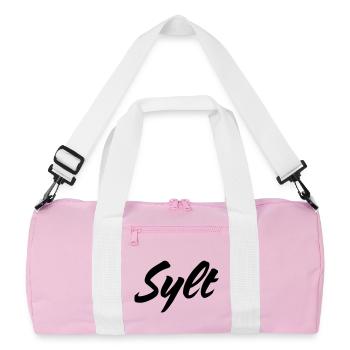 Sylt - Recycled Duffel Bag - pink/white - Front