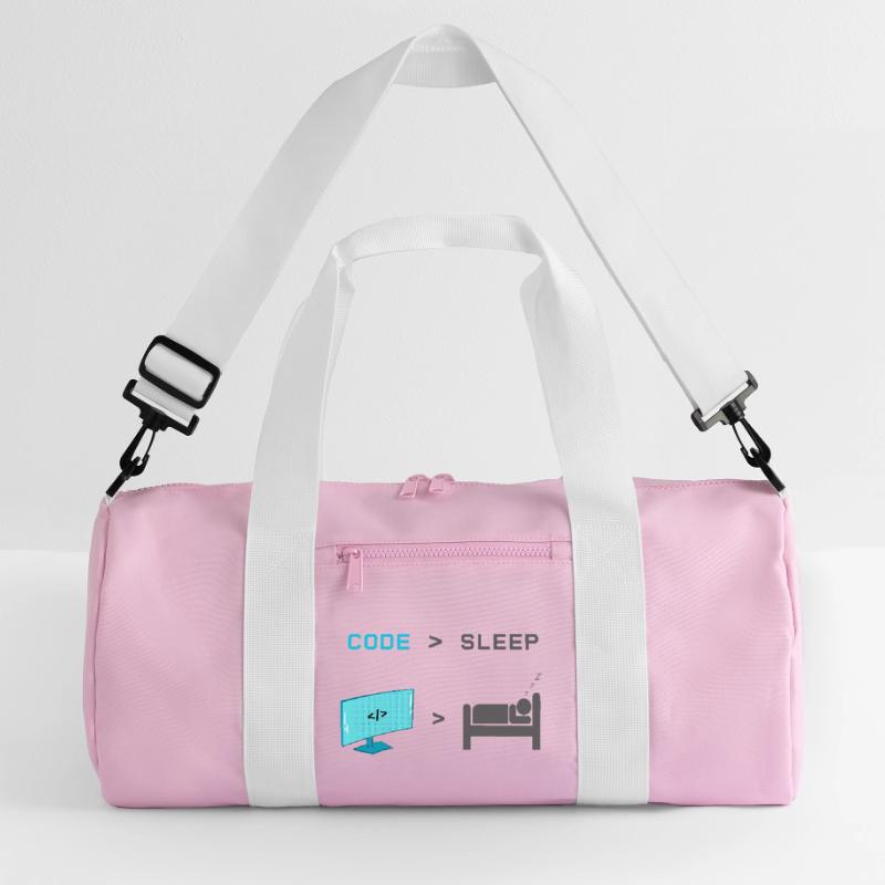Code vs Veille : codeur en mode veille Sac de sport recyclé