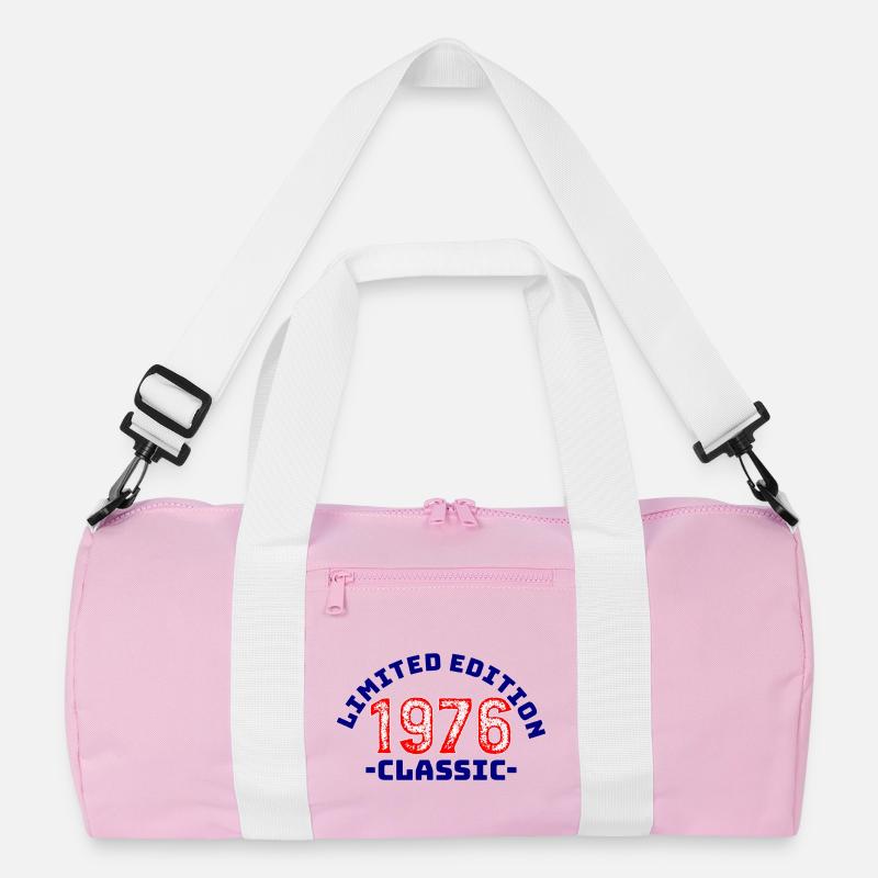 Limited Edition 1976 Classic Tee - Recycelte Duffel Bag - Rosa/Weiß