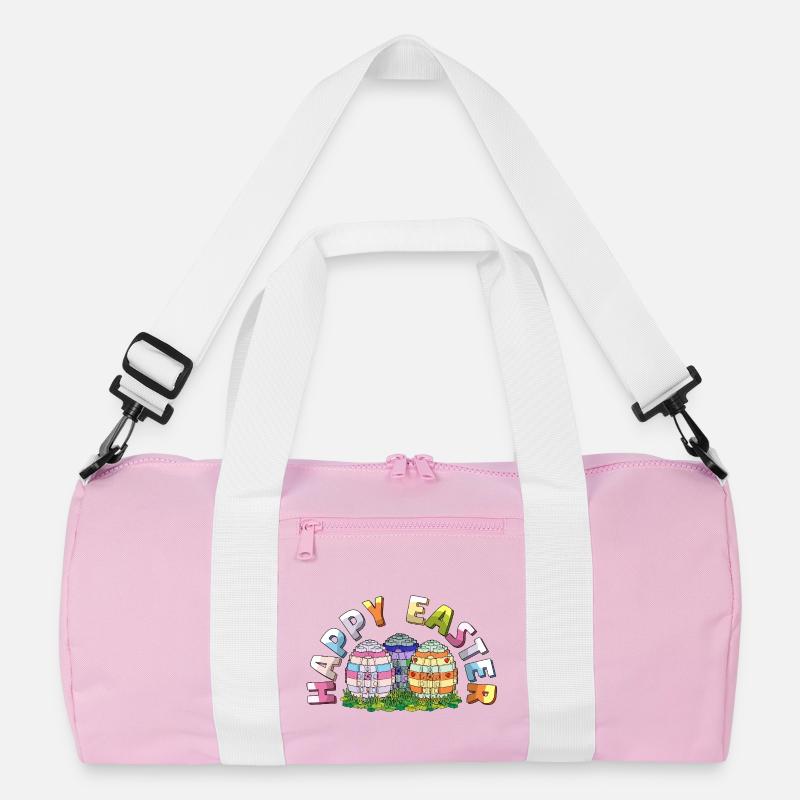 Happy Easter Brick Builder Easter Eggs Bricks Recycled Duffel Bag