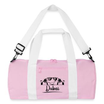 Dubai - Recycled Duffel Bag - pink/white - Front