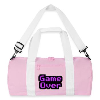 Game Over Pixel Retro - Sac de sport recyclé - rose/blanc - Devant