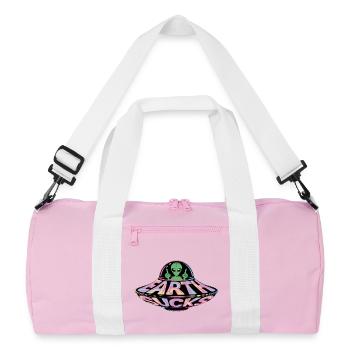 Neon UFO Earth Sucks Alien, Erde - Recycled Duffel Bag - pink/white - Front